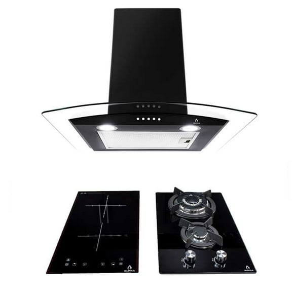 Tricombo SUPRA Campana de pared Parrilla de inducción magnetica Parrilla de gas