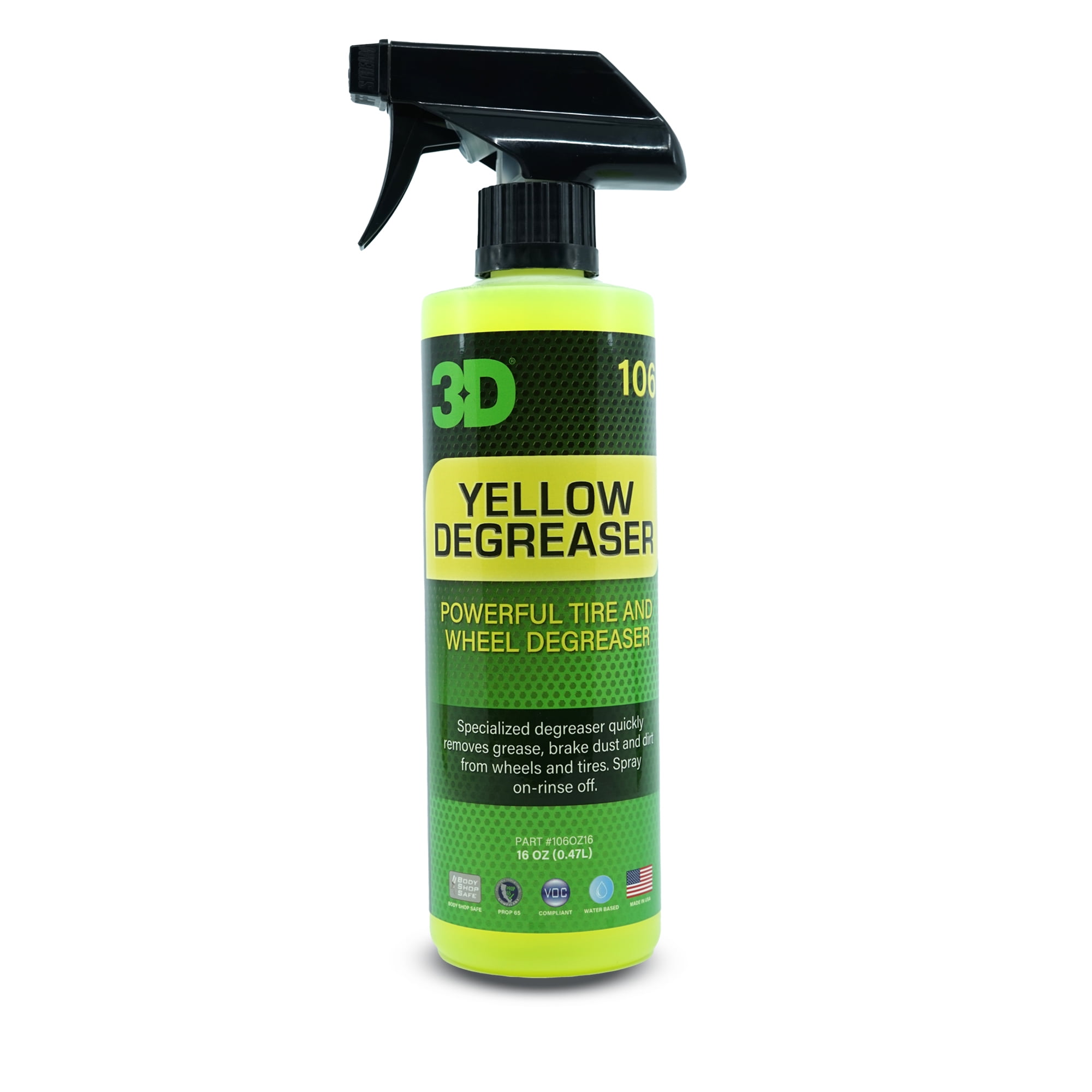 3D Yellow Degreaser Wheel & Tire Cleaner All in One Wheel & Tire