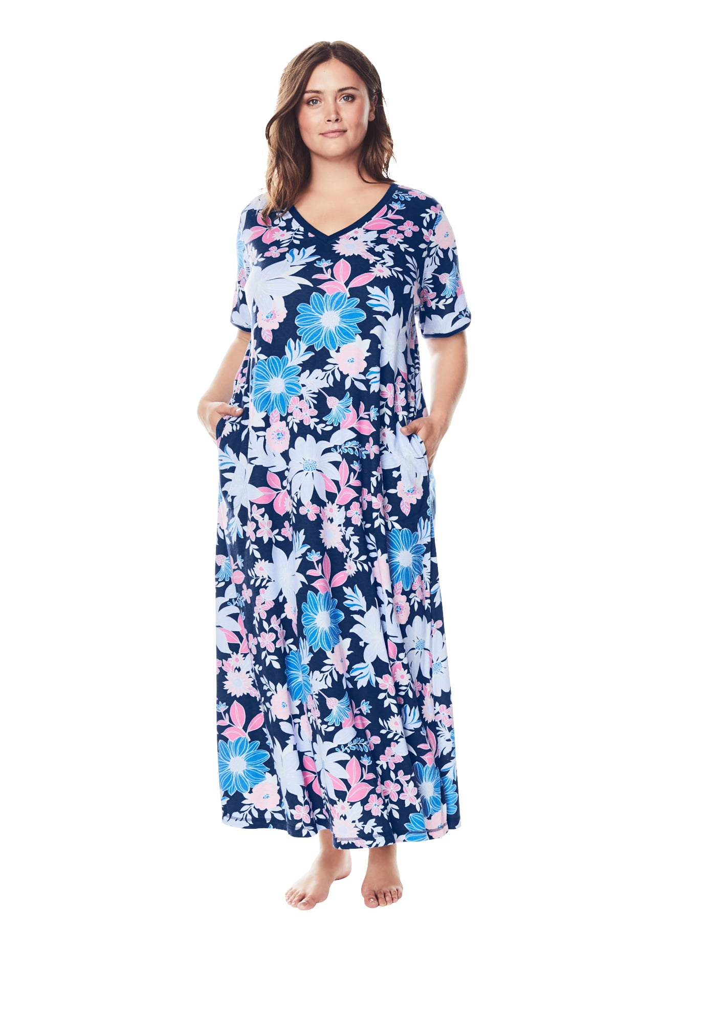 maxi nightgown plus size
