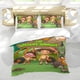 thumbnail image 5 of Leo Guardabosques Salvaje Conjunto de sábanas temático, trío de piezas, cómodo y amigable con la piel, diseño único, regalo de decoración para el hogar para familiares, amigos y fans,173cm *218cm, 5 of 6