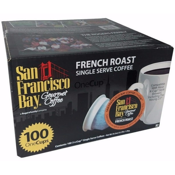 San Francisco Bay Gourmet Coffee French Roast Single Serve Coffee 100