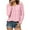 Pink, variant on Womens Solid Sweaters Long Sleeve V Neck Shirts Casual Loose Fall Fashion Pullover Clothes Lightweight Causal Shirts Tops