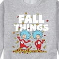 thumbnail image 3 of Dr. Seuss - Fall Things - Men's Crew Neck Fleece Pullover, 3 of 6