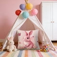 thumbnail image 4 of Apmemiss Easter Clearance 17.7x17.7In Easter Bunny Print Pillowcase, 4 of 8