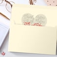 thumbnail image 3 of Thank You Greeting Cream Cards and Envelopes, Beautiful and Romantic Love Hearts Valentine’s Day Greetings for Husband, Wife, Boyfriend, or Girlfriend | 4.25” x 5.5” (A2 Size) | 25 per Pack, 3 of 5