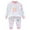 Pink, variant on Gibobby Baby Girl Toddler Cartoon-Print Long-Sleeve Pajamas Soft Cotton Snug-Fit Winter Warm 2-Piece Jammies, Cute Bunny Holiday Sleepwear,Brown,18-24 Months