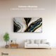 thumbnail image 2 of Cuadro Decorativo Canvas Abstracto Mármol Lujoso Oro 90x60, 2 of 3