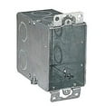 thumbnail image 2 of Thomas & Betts Steel 1 Gang Switch Box Rectangle - Galvanized - 3", Silver, 2 of 2
