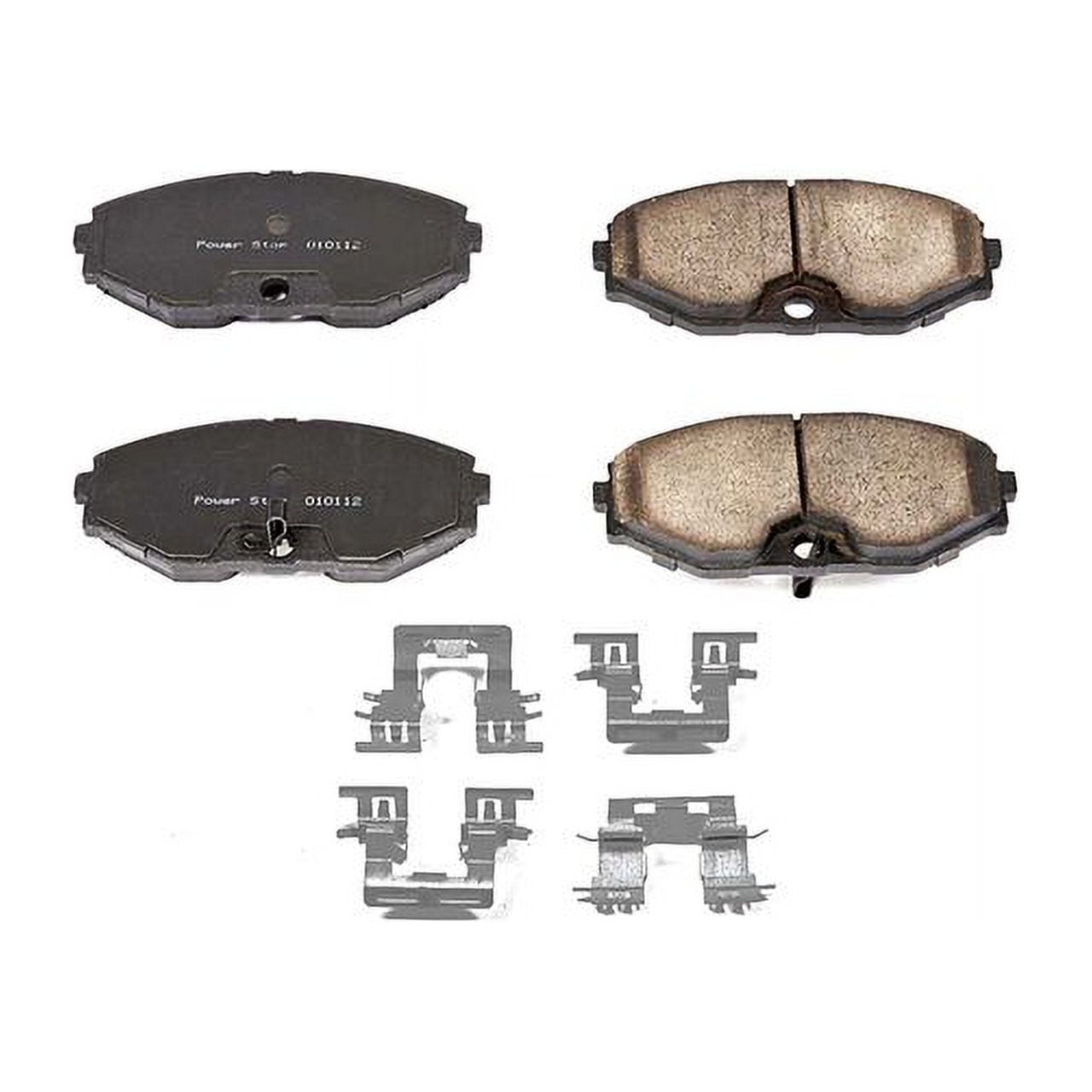 Power Stop Front Z17 Evolution Ceramic Brake Pads with Hardware 17-587