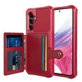 thumbnail image 1 of Feishell for Samsung A54 Wallet Case 5G, with ID&Credit Card Holder Slots Pockets Wallet Back Cover Stand Flip Folio Leather Magnetic Absorption Cover For Samsung Galaxy A54 5G
Red, 1 of 7