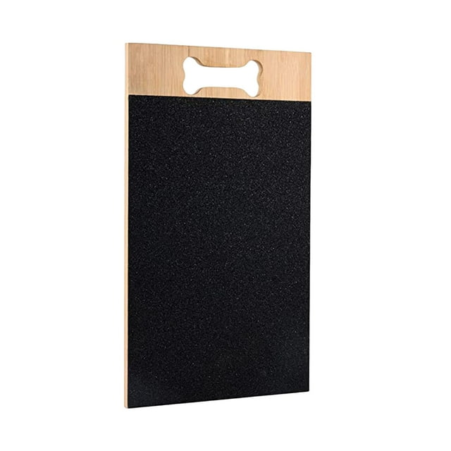 Almohadilla para rascar para perros jinwen tabla para rascar uñas negro