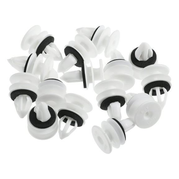 Unique Bargains 15 Pcs Door Panel Clips No.11519031 Automotive Clips for Chevrolet Plastic White