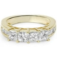 thumbnail image 4 of Pompeii 1 1/4ct Princess Cut Diamond Ring 14K Yellow Gold (G/H,SI2-I1), 4 of 4