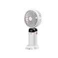 thumbnail image 2 of Matsuzay Mini ventilador USB portátil, 5 velocidades, ajustable, para escuela, gimnasio, cuello colgante, ventiladores personales, accesorios Electrodomésticos Blanco, 2 of 6