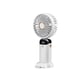 thumbnail image 2 of sweethay Mini ventilador USB de 5 velocidades ajustable para colgar en la escuela, pequeños ventiladores personales, accesorios de refrigeración Electrodomésticos Blanco sweethay HA071288-01B, 2 of 8