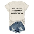 thumbnail image 2 of Joower Tops for Women Trendy Summer Tops Teen Girl Clothes Womens Oversized Tee Shirts Bohemian Tops for Women Pack Of Shirts for Women White Tops, 2 of 3