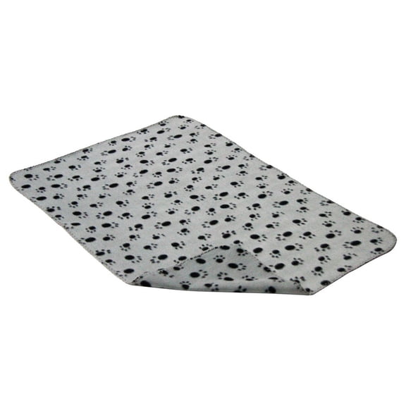 OULII Warm Grey Fleece Pet Bed Cushion for Dogs and Cats Soft Comfortable Bedding