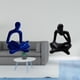 thumbnail image 2 of Figura de pensador abstracto,Estatua de pensador abstracto,decoración para el hogar,Figura de lector abstracto,Estatua de pensador abstracto,arte,manualidades,decoraciones,Figuras humanas, 2 of 8