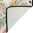 thumbnail image 5 of SKYSONIC 72x48in Summer Tropical Flamingos Area Rug, Pineapple Palm Leaves Non-Slip Floor Carpet for Indoor Living Dining Room and Bedroom Area, 5 of 7