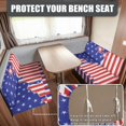 thumbnail image 2 of HELLHERO RV Dining Chair Seat Covers Soft Stretch, Compatible with Camper Couch Camper Cushion Covers(Dripping Stars Pattern), 2 of 8