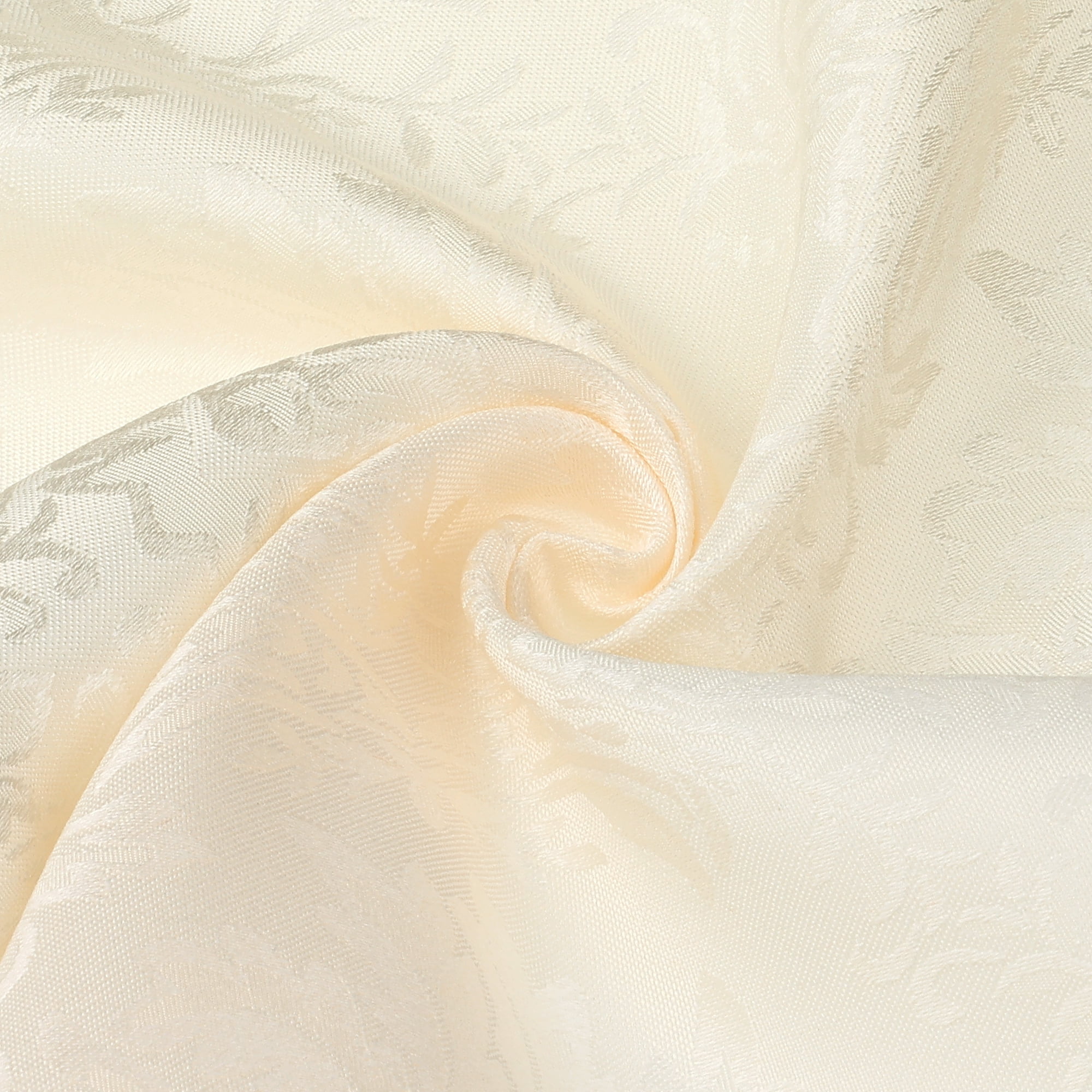 Unique Bargains 6 Pack Polyester Napkins Printed Floral Napkins for Party and Christmas Beige