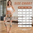 thumbnail image 7 of HELlHERO Aztec Style Printed Yoga Leggings for Women, Horse Printed Capri Leggings High Waisted Yoga Capris for Workout Gym, L, 7 of 7