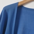 thumbnail image 5 of Feancey Bolero Shrugs for Women Open Front Cropped Cardigans Lightweight Knit Long Sleeve Cardigan Jackets 2026 Fashion Fall Outfits Blue Free Size, 5 of 7