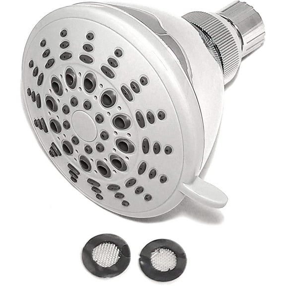 Avalon Euro Style Lotus Shower Head Self-Cleaning Silicon Nozzles Chrome Finished