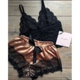 thumbnail image 2 of Sexy Lencería Encaje Split Tres Puntos Liguero Pijamas Conjunto, 2 of 3