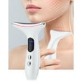 thumbnail image 1 of Neck Face Firming Wrinkle Removal Tool, Double Chin Reducer Skin Rejuvenation Neck Face Lift Anti-Aging Beauty Device on Triple Action LED Therapy, Thermal and Vibration Technologies for Skin Care, 1 of 11