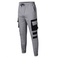 thumbnail image 5 of Outfmvch Long Johns For Men Joggers For Men Men'S Fashion Casual Stitching Leg Multi-Pocket Pants Pants Cargo Pants For Men Gray Xxl, 5 of 9