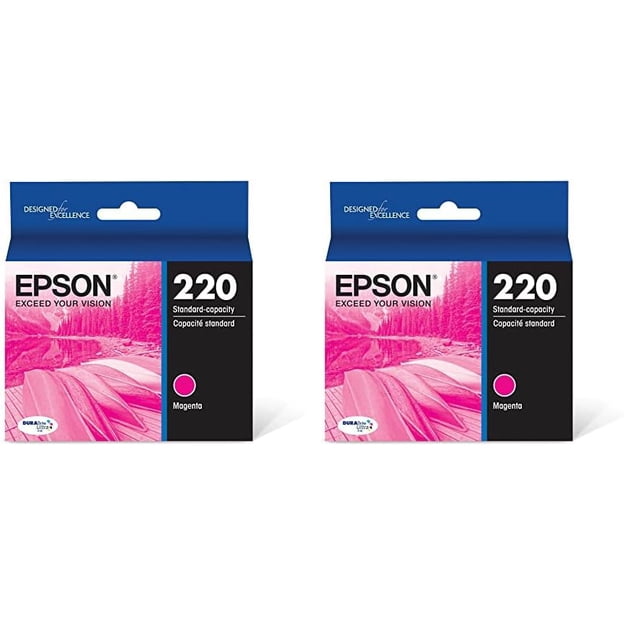 Cartucho de tinta Epson T220 DuraBrite Ultra Cyan T220320-S (x2)
