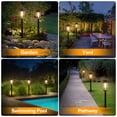 thumbnail image 2 of UME 10 pack Solar Pathway Lights Outdoor, LED Waterproof Solar Garden Lights, 3000K Auto on/off for Garden Yard Lawn Walkway Driveway, 2 of 7