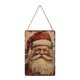 thumbnail image 1 of Adornos Navideños Retro Y Nostálgicos De Papá Noel. Adornos Para Fiestas Temáticas Navideñas. Adornos Para Puertas., 1 of 8
