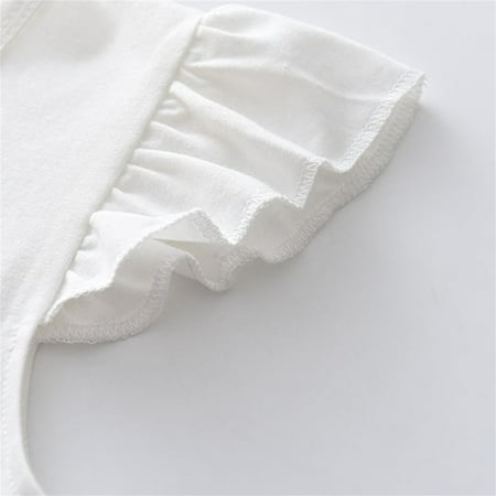 

kpoplk Girl Outfits Baby Girl Birthday Outfits One Floral Romper Onesies Shorts 2Pcs Summer Clothes(Pink)