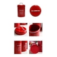 thumbnail image 4 of Set de Recipiente de Almacenamiento Sunnimix 3 Piezas Rojo 10x17cm, 4 of 8