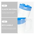 thumbnail image 2 of HEATSHAKING Clear Water Pitcher Cold and Hot Resistance 1Set 7.7x7.1x4.9in, 2 of 11