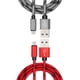 thumbnail image 4 of Inteprter Cable USB C, cargador rápido, cable de carga trenzado de nailon tipo C para Cable A52 A72 S10, Cables Usb tipo C Teléfono y Comunicación Gris, 4 of 4
