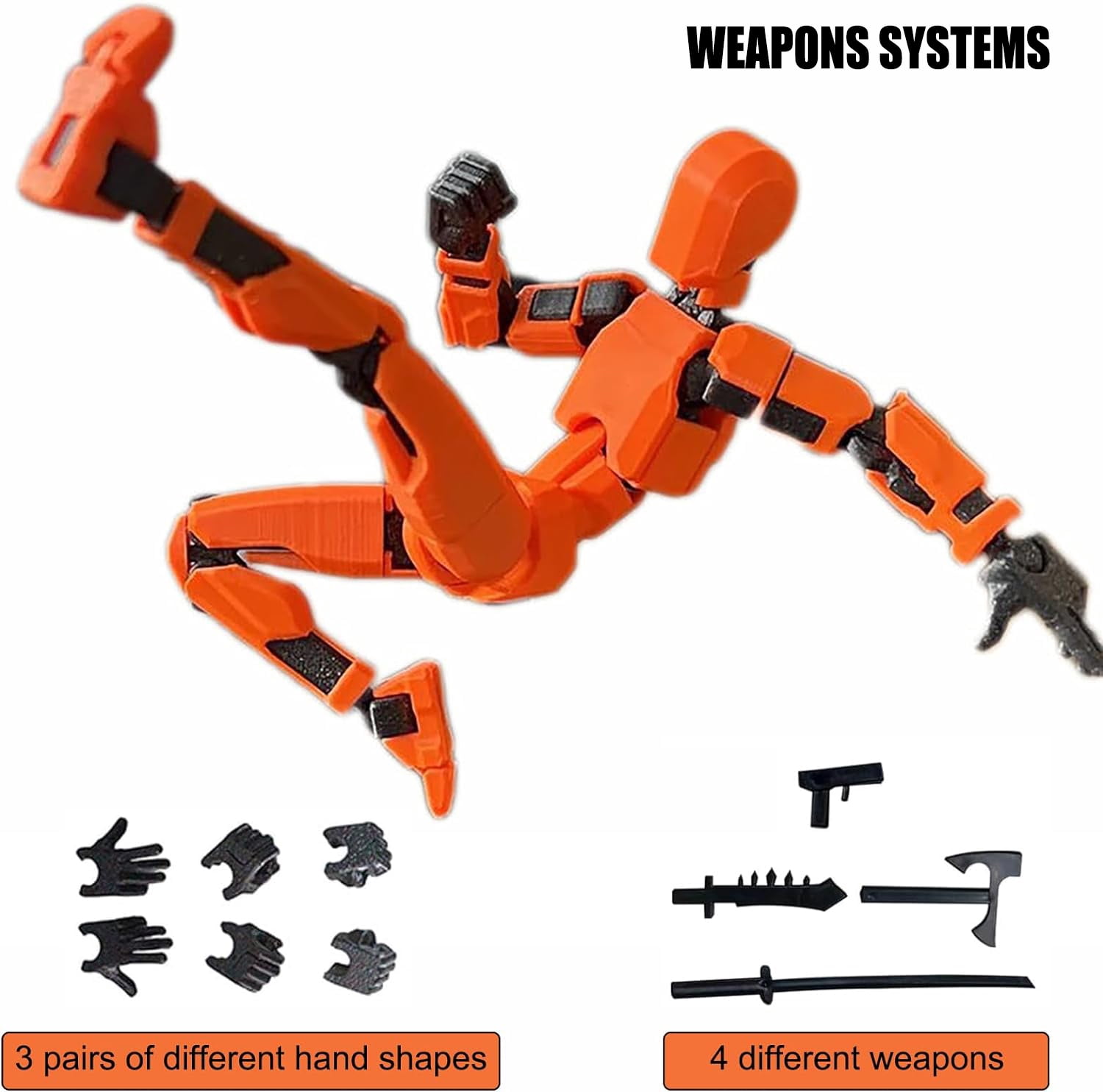 T13 Action Figure Titan 13 Action Figure Robot Action Figure 3D Printed