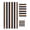Navy Orange, variant on Navy Blue Grey Striped Towel Set of 3, Soft Microfiber Bath Towels, Hand Towel, Washcloths, Farmhouse Stripes Minimalist Quick-Dry Absorbent Towels for Bathroom Kitchen Hotel Beach Gym Spa