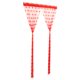 thumbnail image 4 of Daboolka Cortina de poliéster para puerta y ventana, para decoración de dormitorio, sala de estar (rojo), 4 of 8