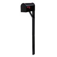 thumbnail image 4 of Elite Post Mailbox, Black Galvanized, 8.75 X 6.75 X 19", Solar, E1100B00, 4 of 4