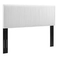 thumbnail image 2 of Modway Eloise Channel Tufted Performance Velvet Full/Queen Headboard in White, 2 of 12
