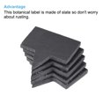 thumbnail image 4 of Unique Bargains Slate Square Shape Plant Labels with Pen for Outdoor Indoor Garden 10 Pack, 4 of 5