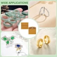 thumbnail image 6 of 2pcs Leather Ring Pouch Engagement Pouch Proposal Ring Pouch with Lid Wedding Ring Protector Travel Ring Holder Coin Pouch Small Pouch for Jewellery Storage 2.3x2.2 Sandy Brown, 6 of 6