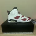 thumbnail image 2 of Size 10.5 - Jo r-dan 6 Retro OG Mid Carmine, 2 of 6