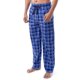 thumbnail image 5 of Pantalón de Pijama de Forro Polar Sedoso para Hombre IZOD, Cuadros Azul/Negro, 3X-Large, 5 of 5