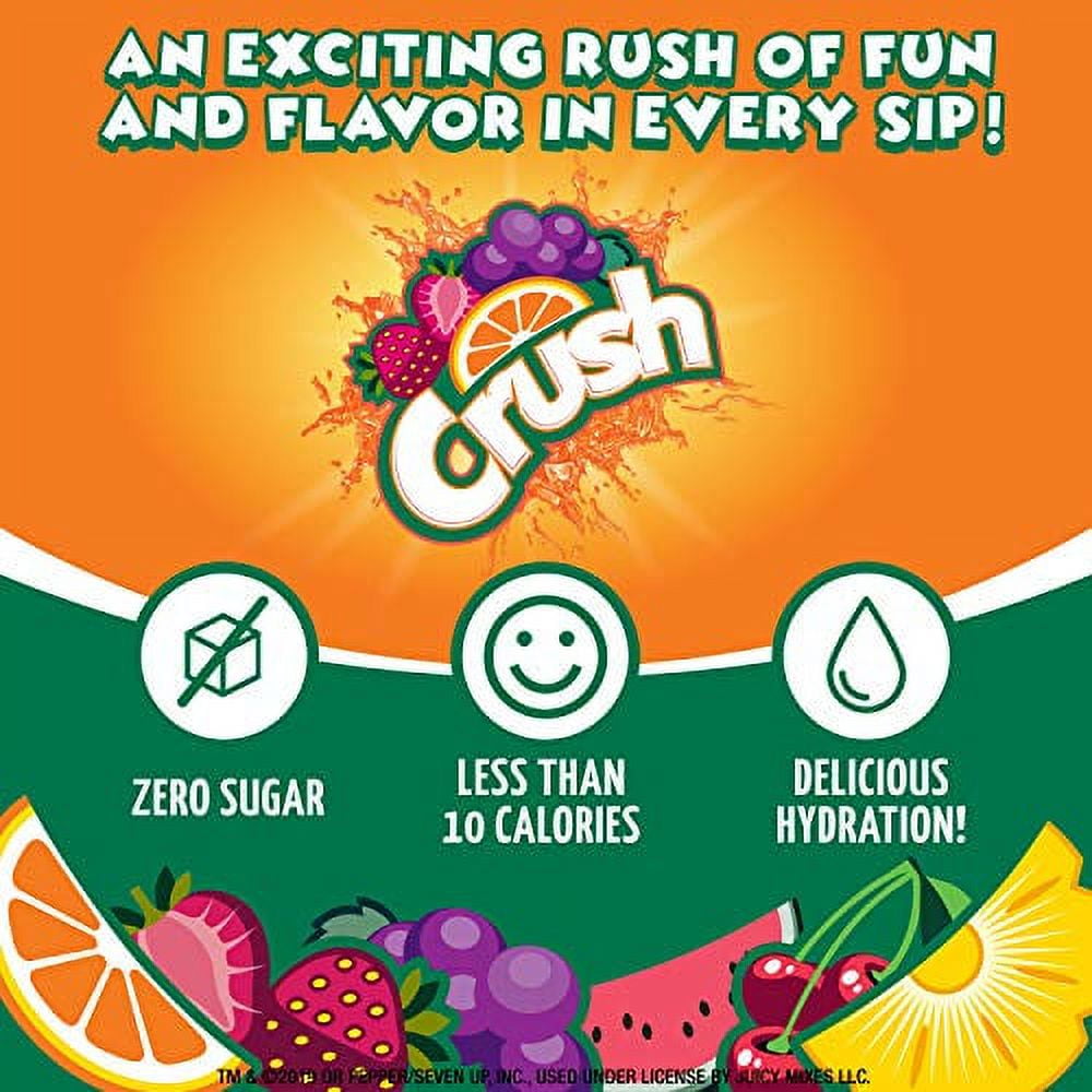 Crush Grape Powder Drink Mix - (12 boxes, 72 sticks) Sugar Free & Delicious, Makes 72 flavored water beverages