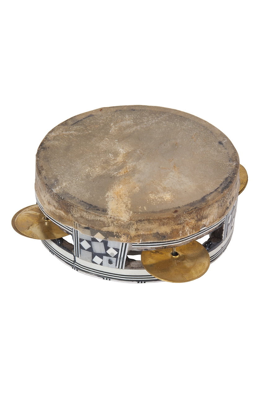 MidEast Egyptian Tambourine 4 7/8" *Blemished