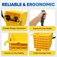 thumbnail image 3 of WLTER Mop Wringer Only Side Press Wringer Replacement for Commercial Mop Bucket on Wheels - 26-Quart or 35 Quart, Yellow, 3 of 6